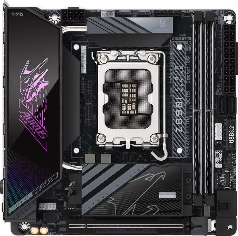 Montaje Placa Base Gigabyte Z890I AORUS ULTRA Gaming PC Venturada